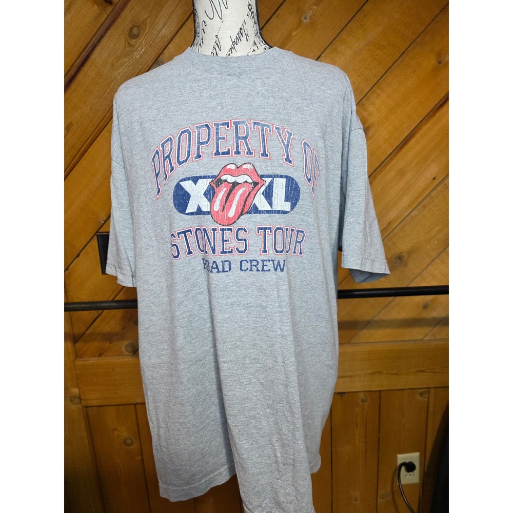 Rolling Stones Tour Road‎ Crew Graphic T-Shirt Alstyle Mens XL XXL Tongue Logo